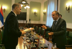 10. oktobar 2022. Predsednik Odbora za spoljne poslove i ambasador Holandije u Srbiji